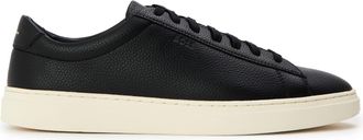 HUGO BOSS Mens Kieran Tenn Canvas Low Top Sneakers in.Black - Size UK 7