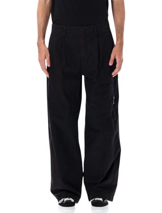C.P. Company Boxy Pleats Cargo Pants with Utility Pockets and NFC Technology