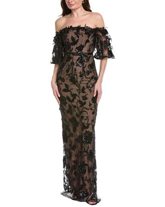 Marchesa Embellished Gown