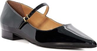 Dune London Hastas Flat Womens 8B Black Patent Leather Mary Janes Shoes HTAT1288