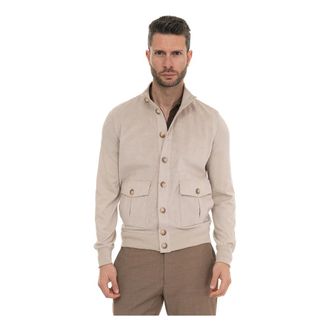 Gran Sasso Heren, Jassen, Beige, Maat: XL Katoen