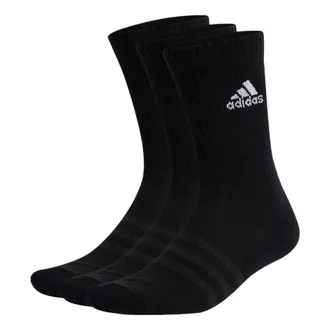 adidas Cushioned Crew Socks 3 Pairs Black IC1310