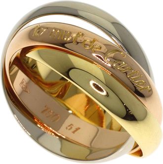 Cartier Yellow Gold (18K) Pink Gold (18K) White Gold (18K) Band Ring (Pre-Owned)