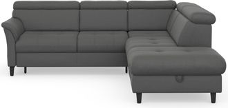 Sit&more Ecksofa »Marano L-Form« inklusive Kopfteilverstellung, wahlweise mit Bettfunktion, Bettkasten