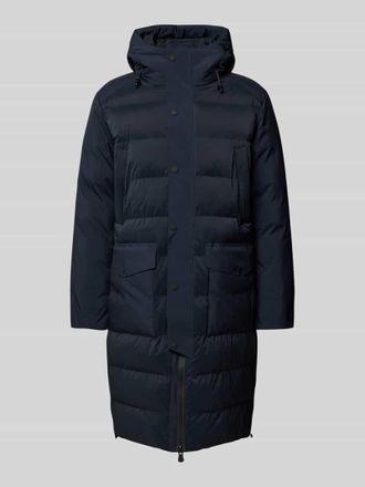 People of Shibuya Steppmantel mit aufgesetzten Pattentaschen Modell RYO in Marine, Gr&ouml;&szlig;e 52