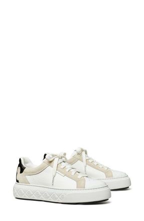 Tory Burch Ladybug Sneaker in Titanium White/black at Nordstrom, Size 10.5