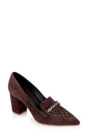 L'agence Eleonore Pump in Chocolate Suede at Nordstrom Rack, Size 8.5