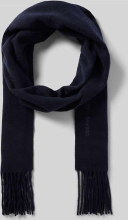 Samsøe & Samsøe Schal aus Woll-Kaschmir-Mix Modell JOLLY in Dunkelblau, Größe 1