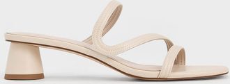 Charles & Keith Arden Wavy Strap Mules