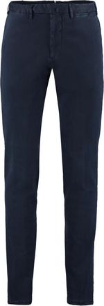 THE (ALPHABET) Stretch Katoen Chino Broek - Heren - Slim Fit Broeken - Blauw - L - Katoen - Broeken