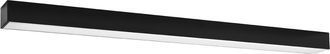Thoro L&aacute;mpara de techo negro aluminio 4000k alt. 6 cm