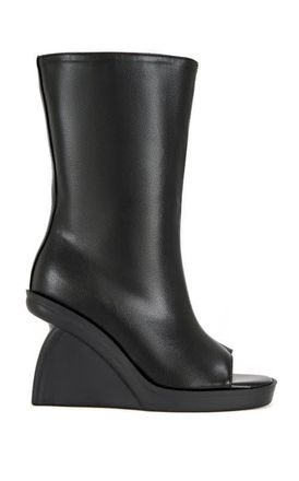 Azalea Wang Nolia Wedge Bootie in Black at Nordstrom, Size 7.5