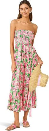 Lilly Pulitzer Anali Maxi Cover-Up Womens Swimwear Putting Green Hannah : XXS, Cotton/Rayon