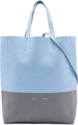 Celine Pre-owned Celine Small Bicolor Grained Calfskin Vertical Cabas Tote Ladies F-GA-1196