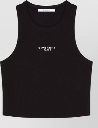 Givenchy ribbed cropped tank top sleeveless