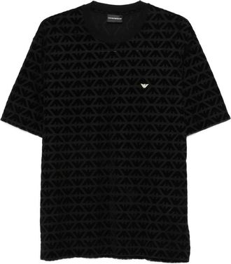Emporio Armani T Shirt Nero-Uomo
