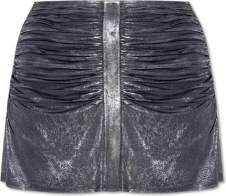 Diesel Rok O-Iama - Dames - Korte rokken - Grijs - M - Rokken