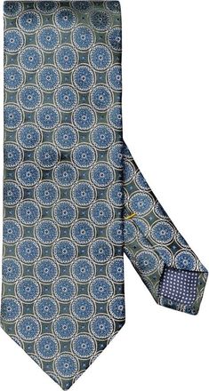 Eton Medallion Silk Tie in Dark Green at Nordstrom