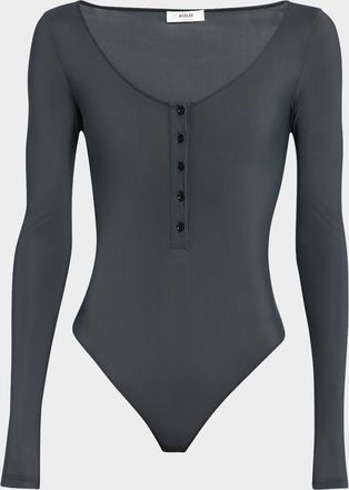 A Gold E Carina Long-Sleeve Bodysuit