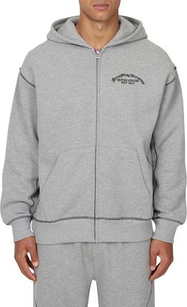 Good For Nothing Coverlock Vintage Zip Hoodie in Grey Marl at Nordstrom, Size Xx-Large