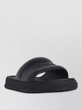 Moncler altive rubber slides open toe
