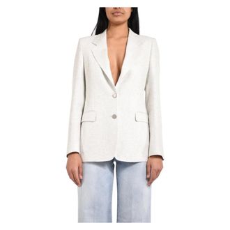 Tagliatore Blazers, female, White, Size: XL Blazers