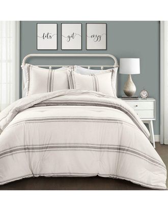 Lush Décor Lush Decor Fashion Farmhouse Stripe Comforter