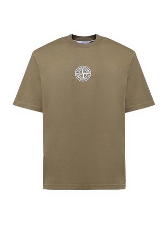 Stone Island Cotton T-Shirt With Logo
