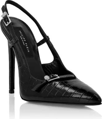 Philipp Plein Slingback Schoenen Skull