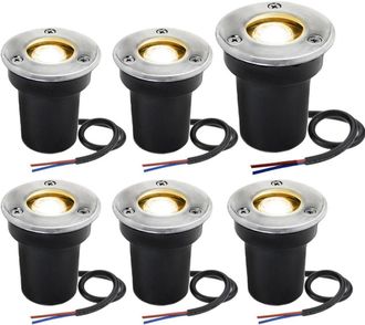OEM Foco De Exterior Empotrable De Bajo Voltaje, 1w, Iluminaci&oacute;n Led De 12v-24v Para Exteriores, Apto Para Adoquines, Terrazas, Escaleras Y Jardines, Resi