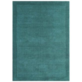 Novatrend Alfombra de lana azul laguna tufted a mano 160x230 cm