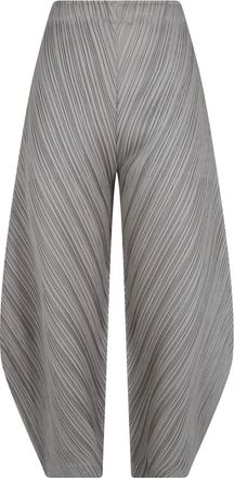 Issey Miyake Wide Broeken - Dames - Broeken - Beige - Maat: 2XL