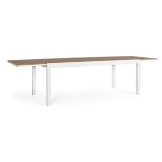 BIZZOTTO Mesa De Exterior 200-300x95x74h Blanco
