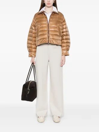 Herno Quilted Nylon Down Jacket - Camel