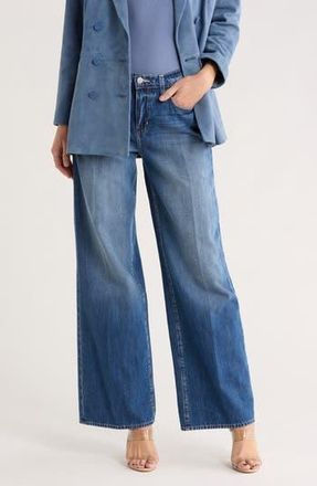 L'agence Alicent High Waist Wide Leg Jeans in Brentwood at Nordstrom Rack, Size 34