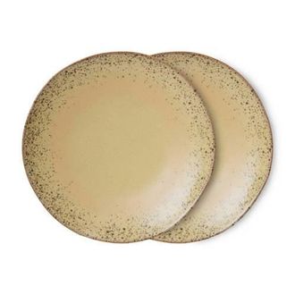 HKliving dinerbord 70s (&Oslash;27,5 cm) (set van 2)