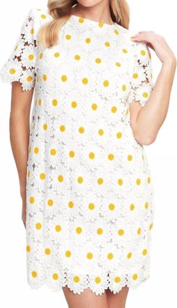 Flying Tomato Daisy Bliss Lace Mini Dress In White