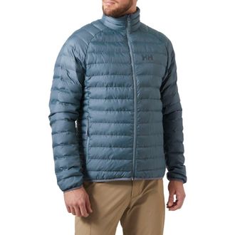 Helly Hansen Banff Water Repellent Insulated Packable Puffer Jacket in Washed Navy at Nordstrom, Size Small