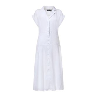 Polo Ralph Lauren Kleedjes, Dames, Wit, S, Katoen, Shirt Dress