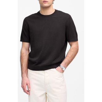 Madewell Cotton Crewneck Sweater T-Shirt in Black Coal at Nordstrom Rack, Size Xx-Large