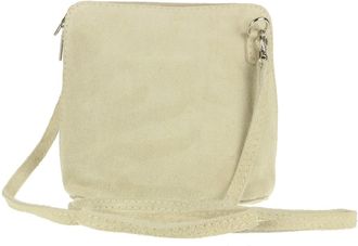 Girly HandBags Girly HandBags Genuine Suede Cross Body Shoulder Bag - Beige(Size: W 17, H 17, D 8 cm (W 6, H 6, D 3 inches))