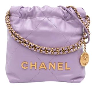 Chanel Pre-owned Vintage Quilted Leather Satchel - Pre-owned - Mujer - P&uacute;rpura - ONE SIZE