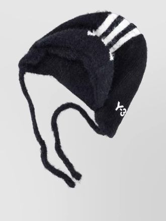 Yohji Yamamoto ribbed striped beanie