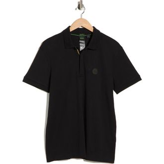 BOSS Paddy Short Sleeve Polo in Black at Nordstrom Rack, Size Xxx-Large