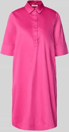 Christian Berg Knielanges Hemdblusenkleid mit Eingrifftaschen in Pink, Gr&ouml;&szlig;e 34