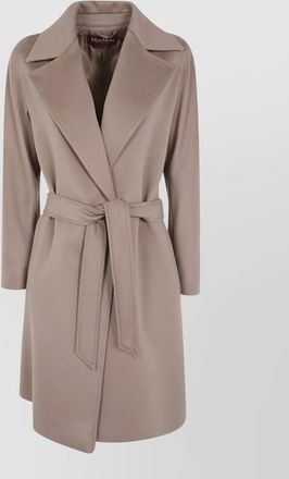 Max Mara virgin wool belted coat
