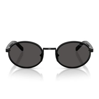 Prada Sunglasses Prb56 S Aav08 Z Black/Dark Grey Women