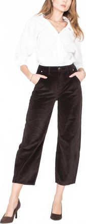 Fidelity Charlie Coco Velvet Pants In Brown