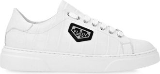 Philipp Plein Sneakers Lo-Top Crocco - Bianco