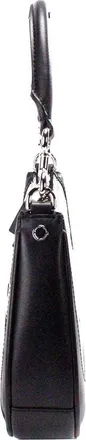 Marc Jacobs Canvas and Leather Shoulder Bag - Black